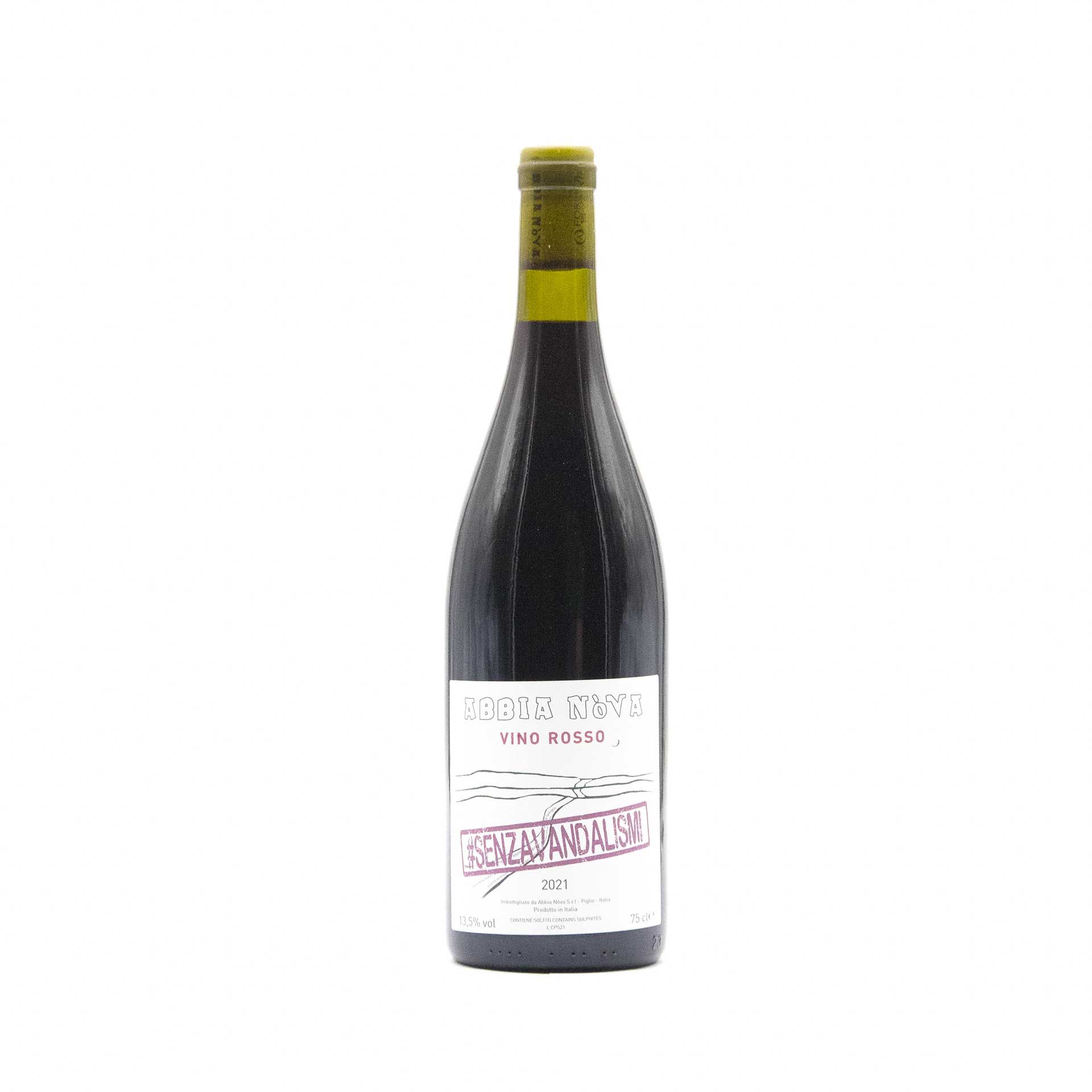 SenzaVandalismi Vino Rosso Abbia Nòva - fronte
