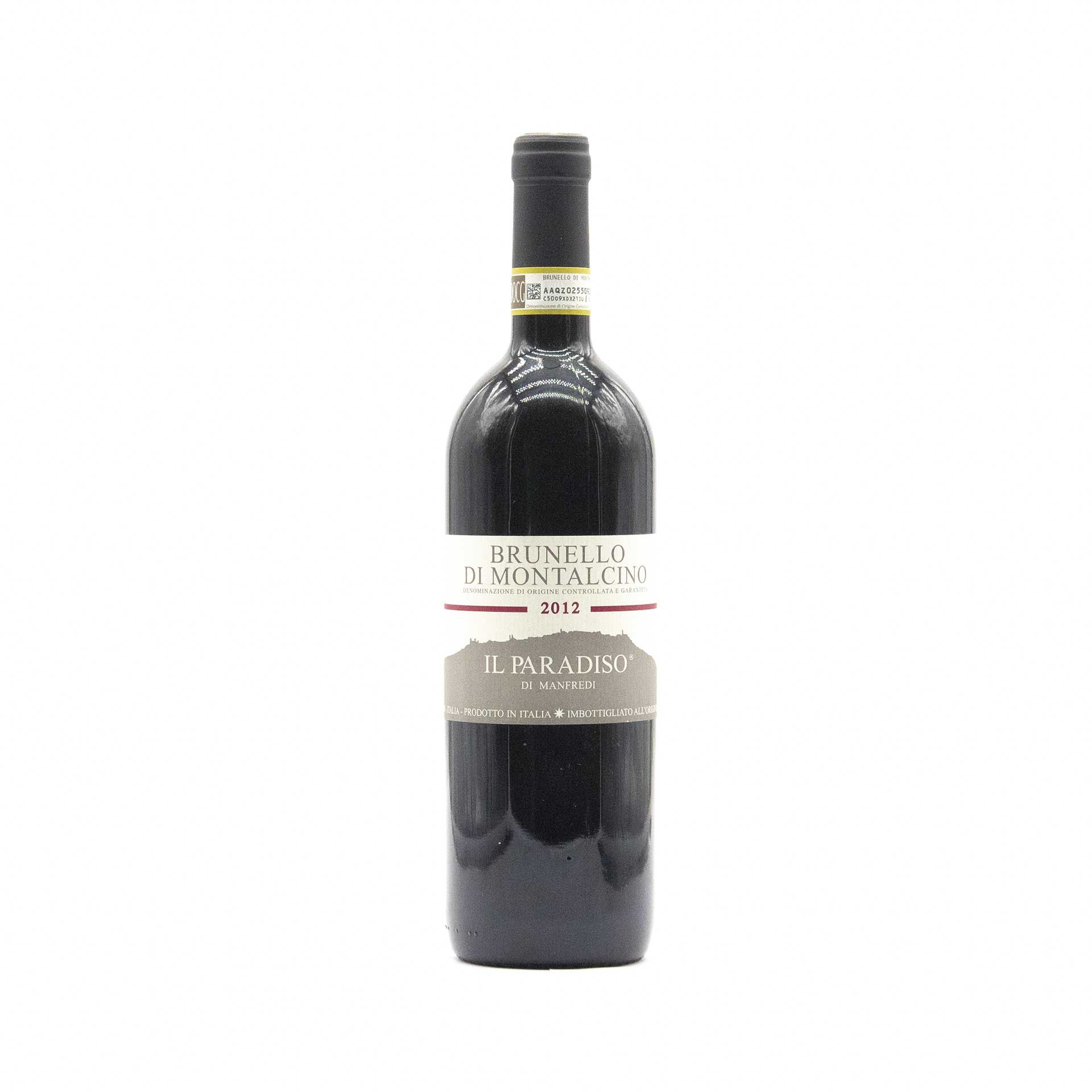Brunello di Montalcino DOCG 2012 Il Paradiso di Manfredi - fronte