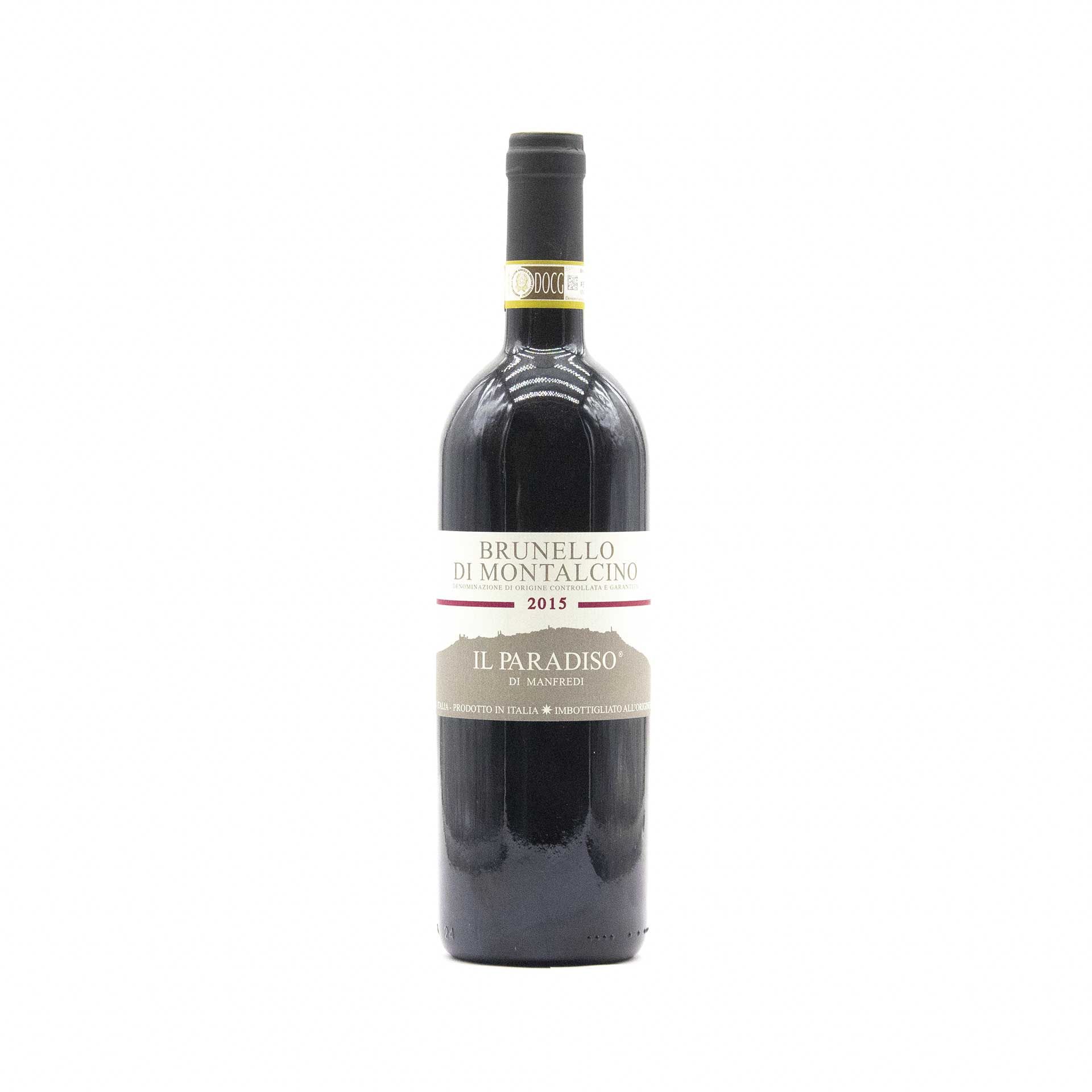 Brunello di Montalcino DOCG 2015 Il Paradiso di Manfredi - fronte