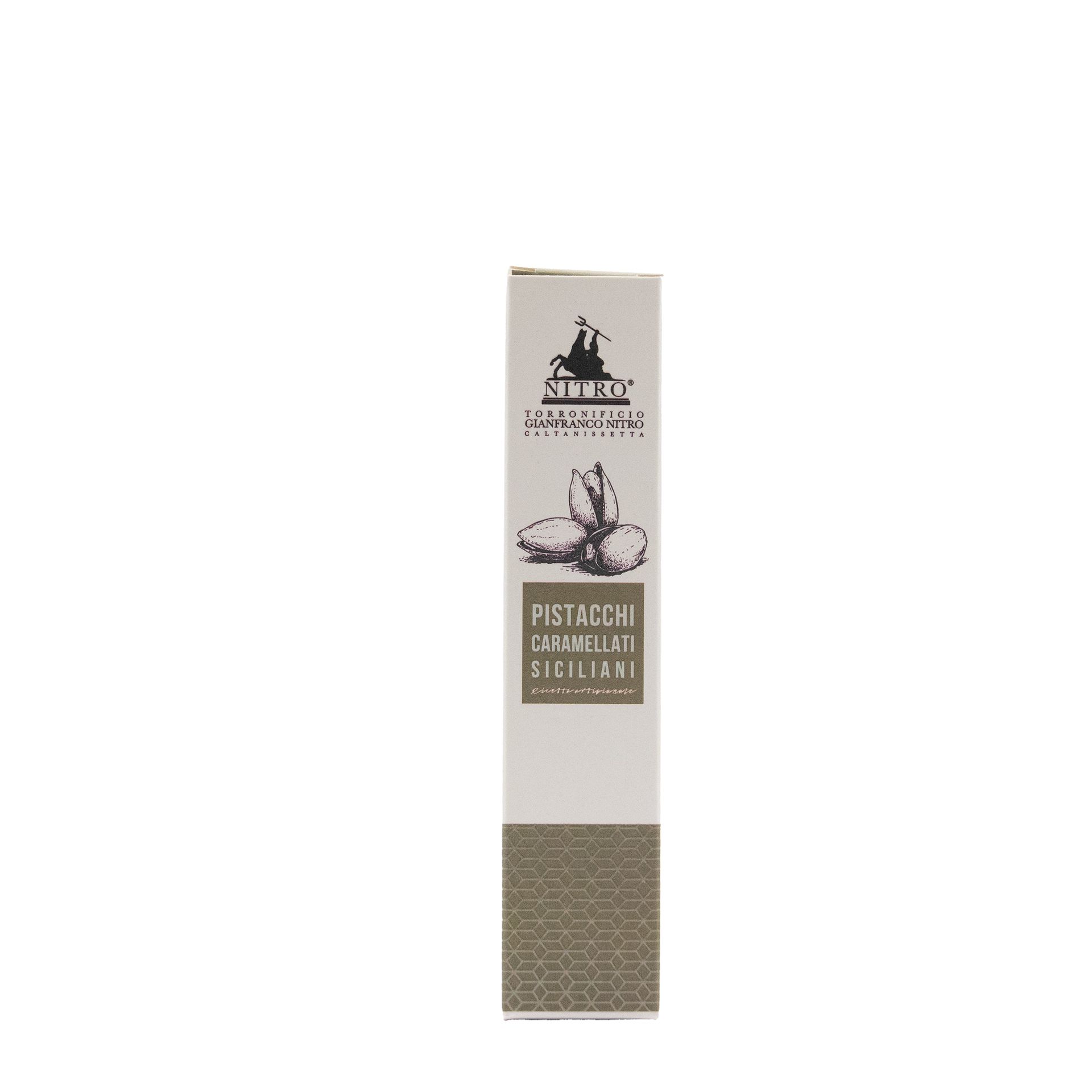 Pistacchi Siciliani Caramellati Torronificio Nitro - fronte