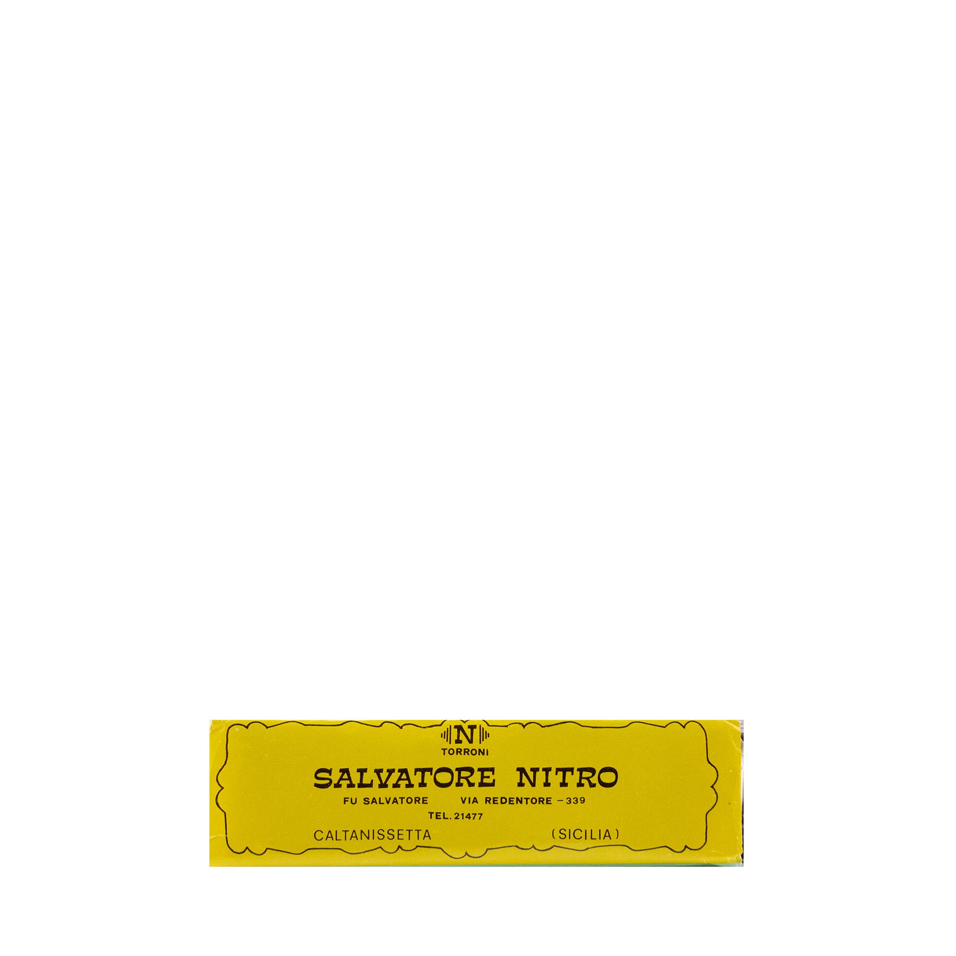 Torrone alle Mandorle Salvatore Nitro - fronte