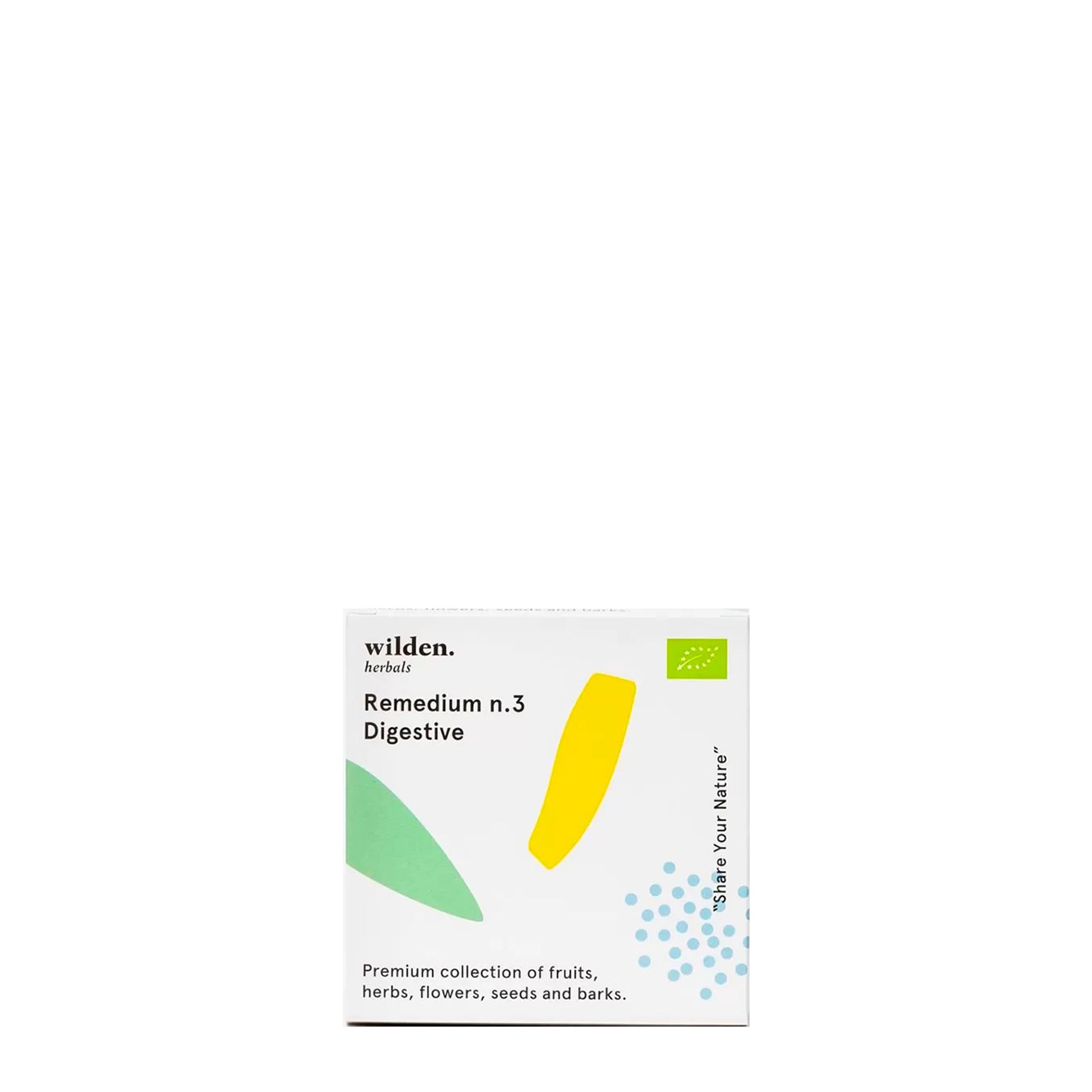 Remedium n.3 Digestive Tisana Bio Astuccio 10 Bustine Wilden Herbals - fronte