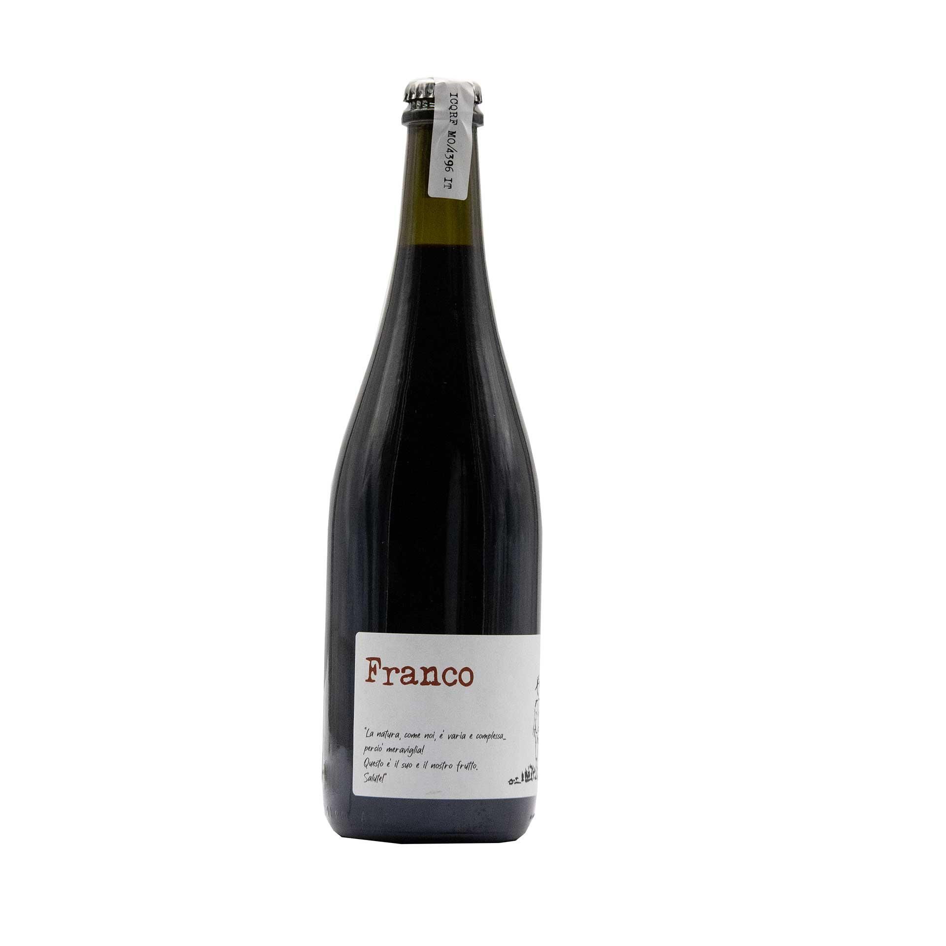 Rosso Frizzante Franco IGP Angol d’Amig - fronte