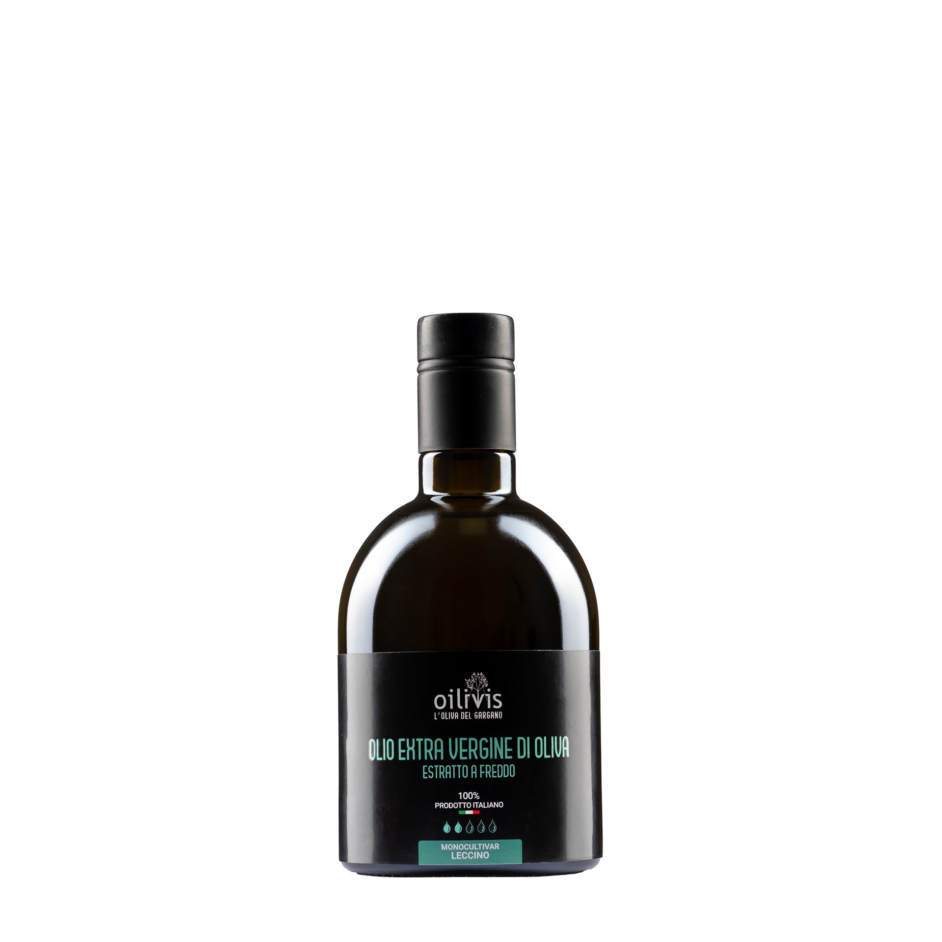 Olio Evo Leccino 0,5LT - fronte