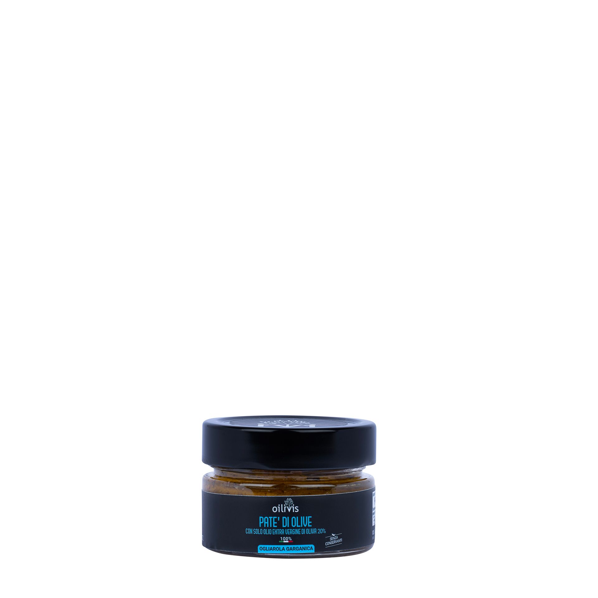 Paté di Olive Ogliarola Garganica con Olio Evo 110gr - fronte