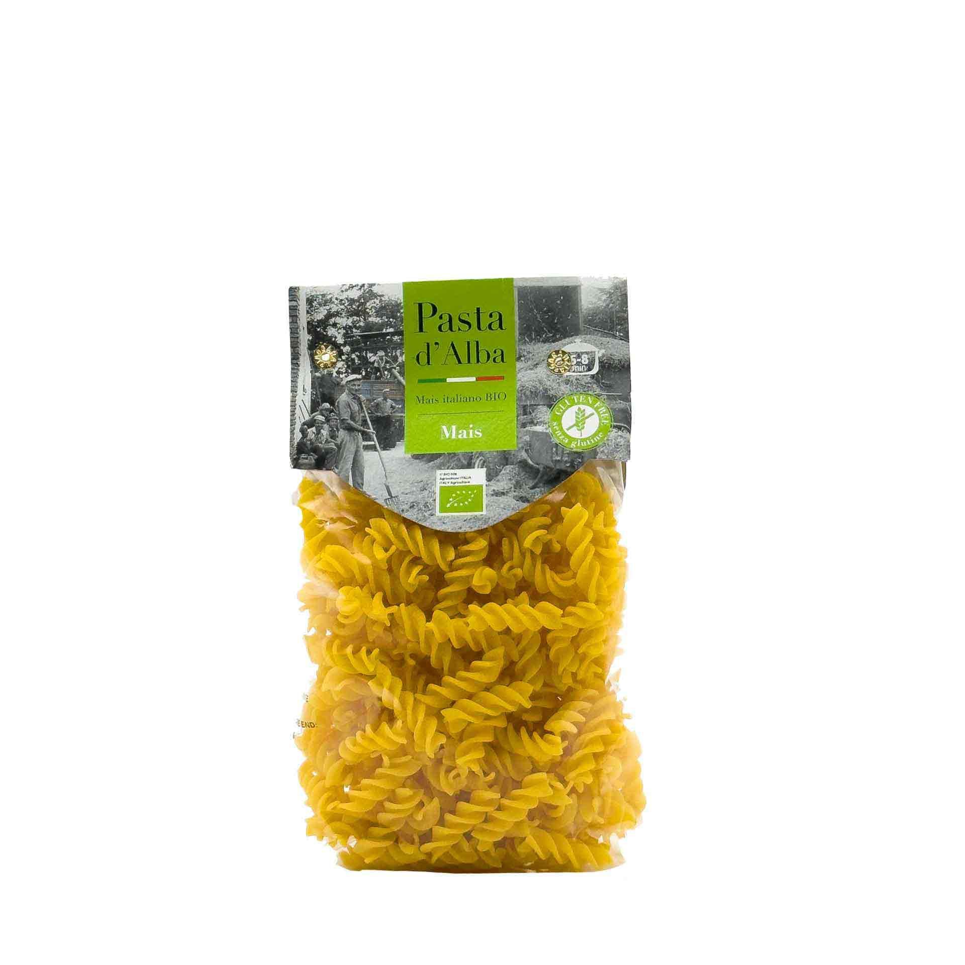 Fusilli di Mais Bio Senza Glutine Pasta d'Alba 250gr - fronte