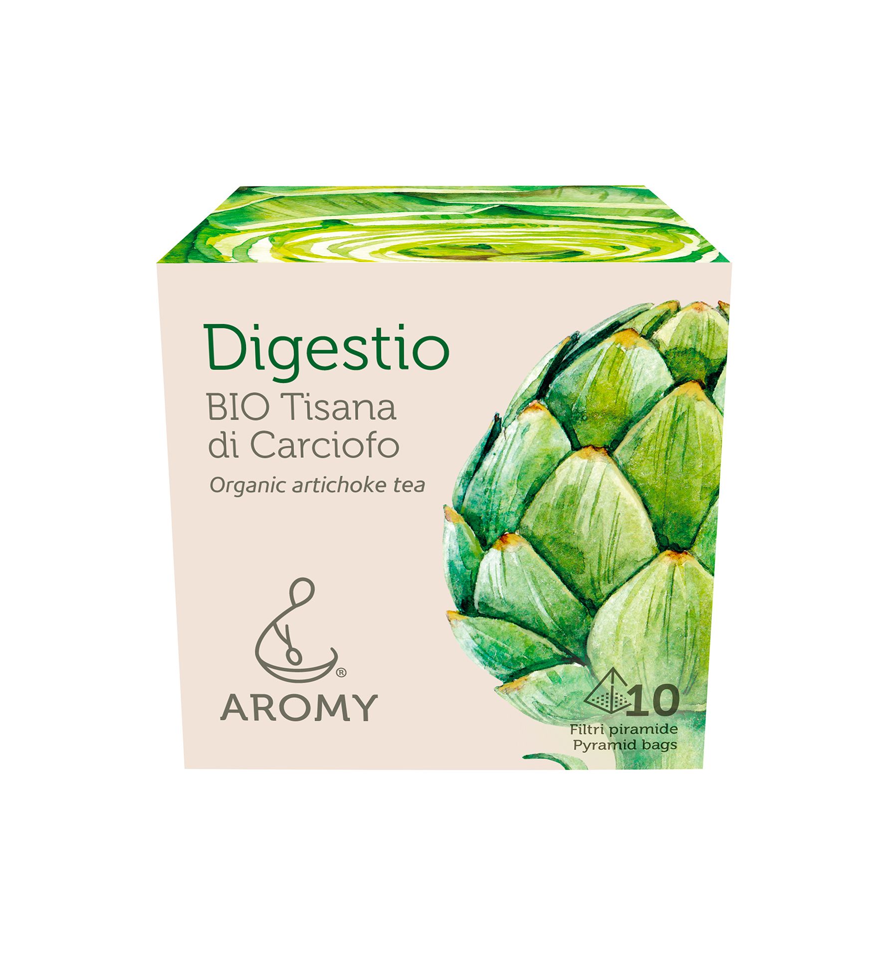 Tisana di Carciofo bio Conf. 10 Filtri Aromy - fronte