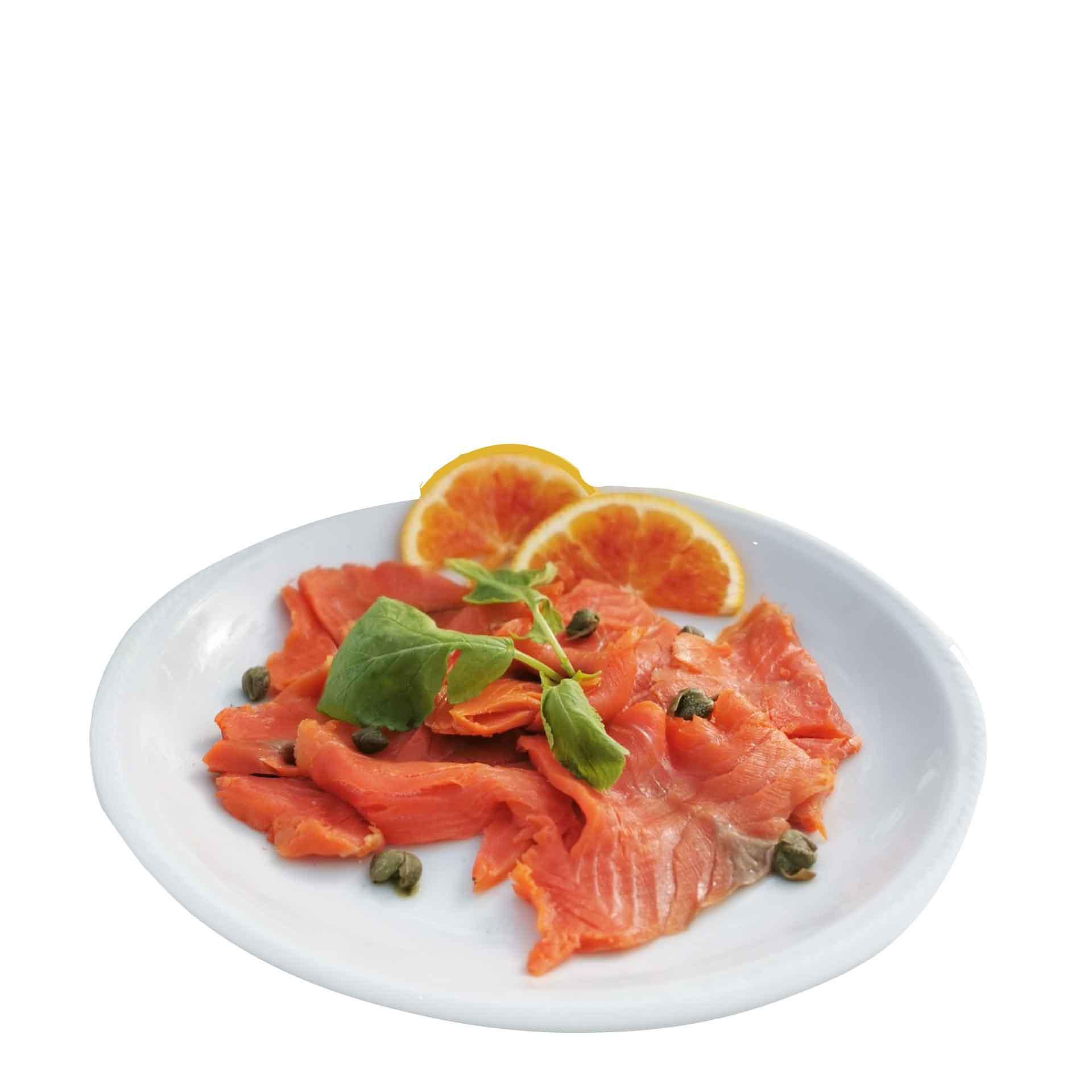 Filetto di Salmone Sockeye Selvaggio affumicato 100gr - fronte