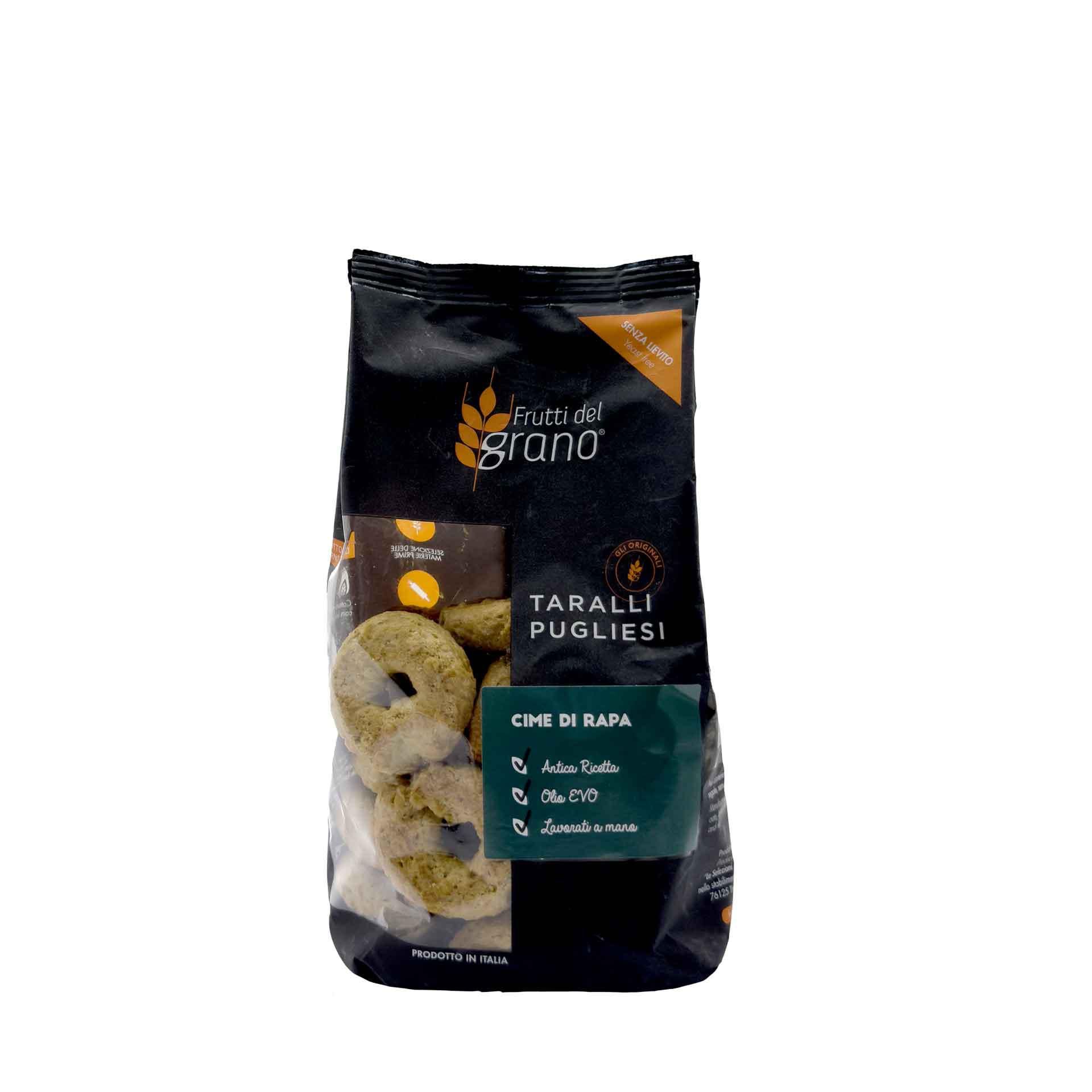 Taralli Pugliesi Cime di Rapa - fronte