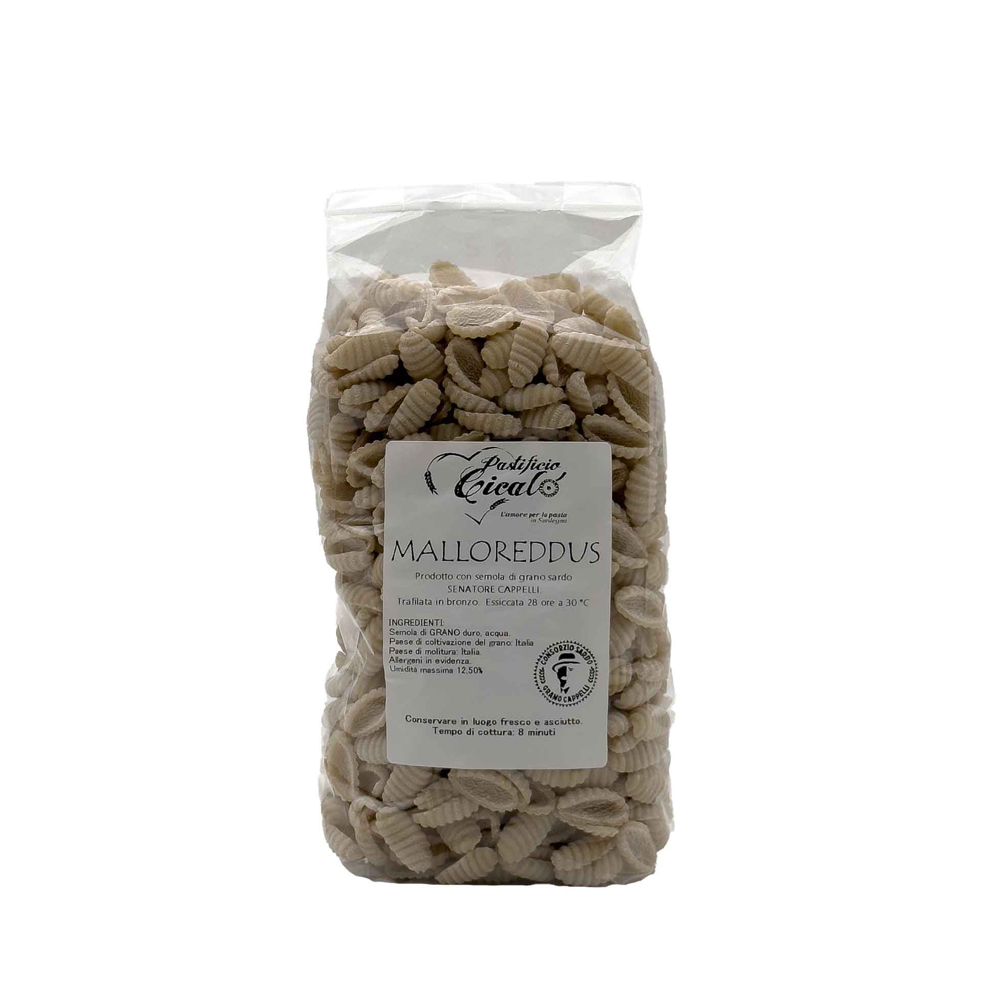 Malloreddus di Senatore Cappelli Classici 500Gr - fronte