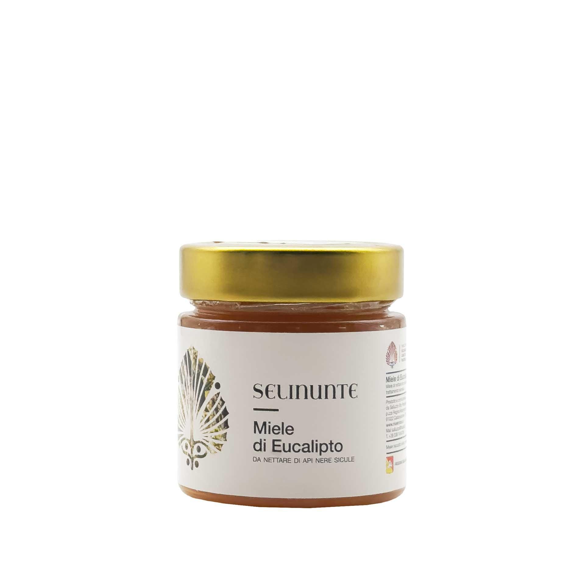 Selinunte Miele di Eucalipto Bio Vito Salluzzo 250gr - fronte