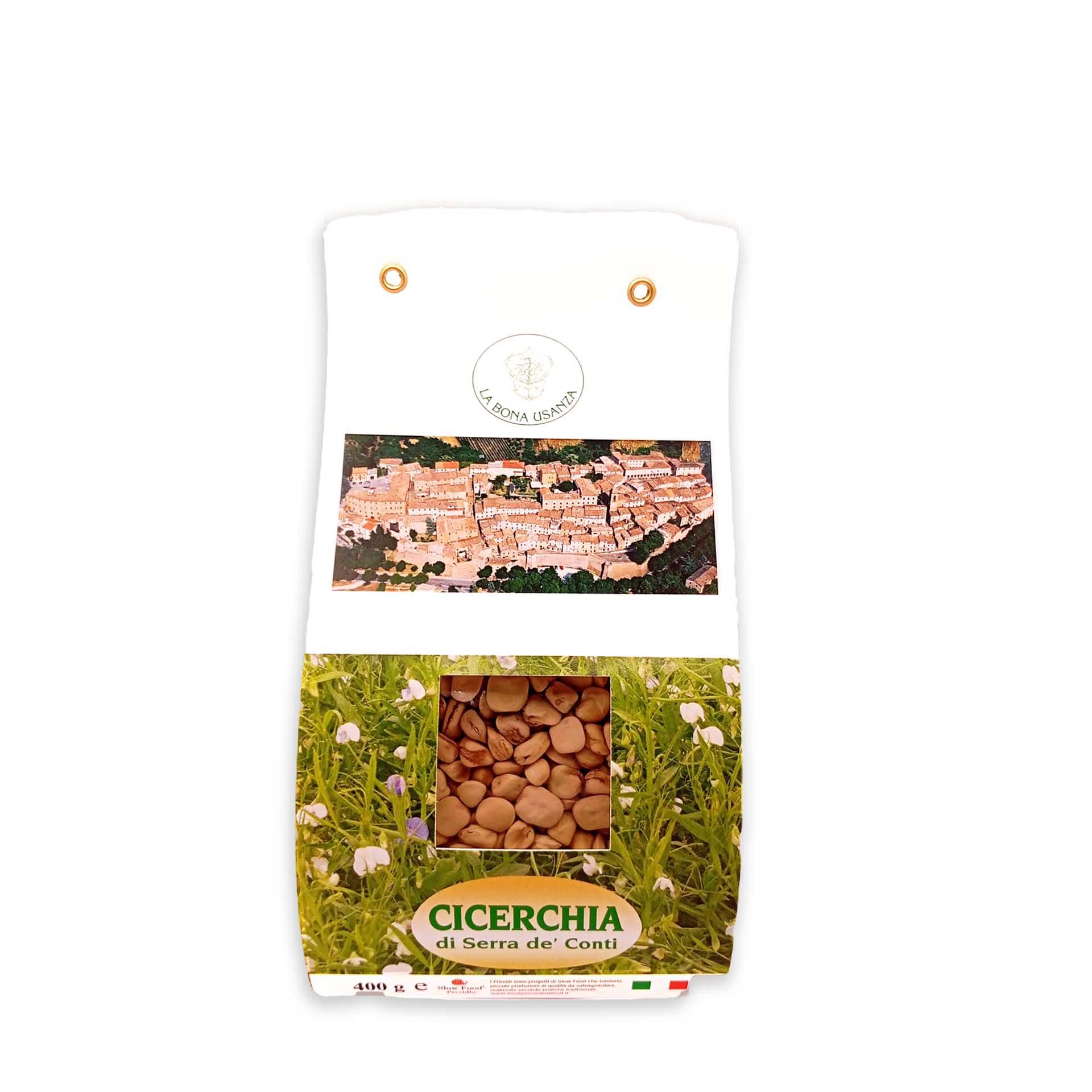 Cicerchia di Serra de' Conti La Bona Usanza 400gr - fronte