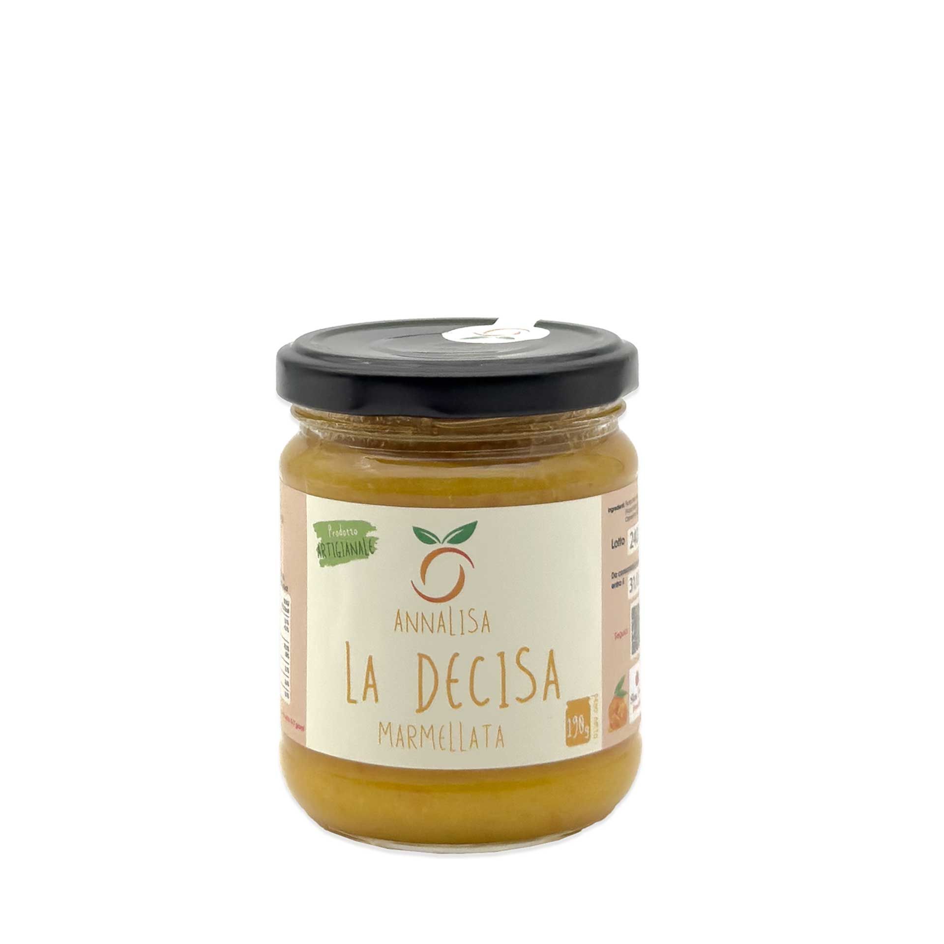 Mamellata di Clementine di Palagiano La Decisa 190Gr - fronte