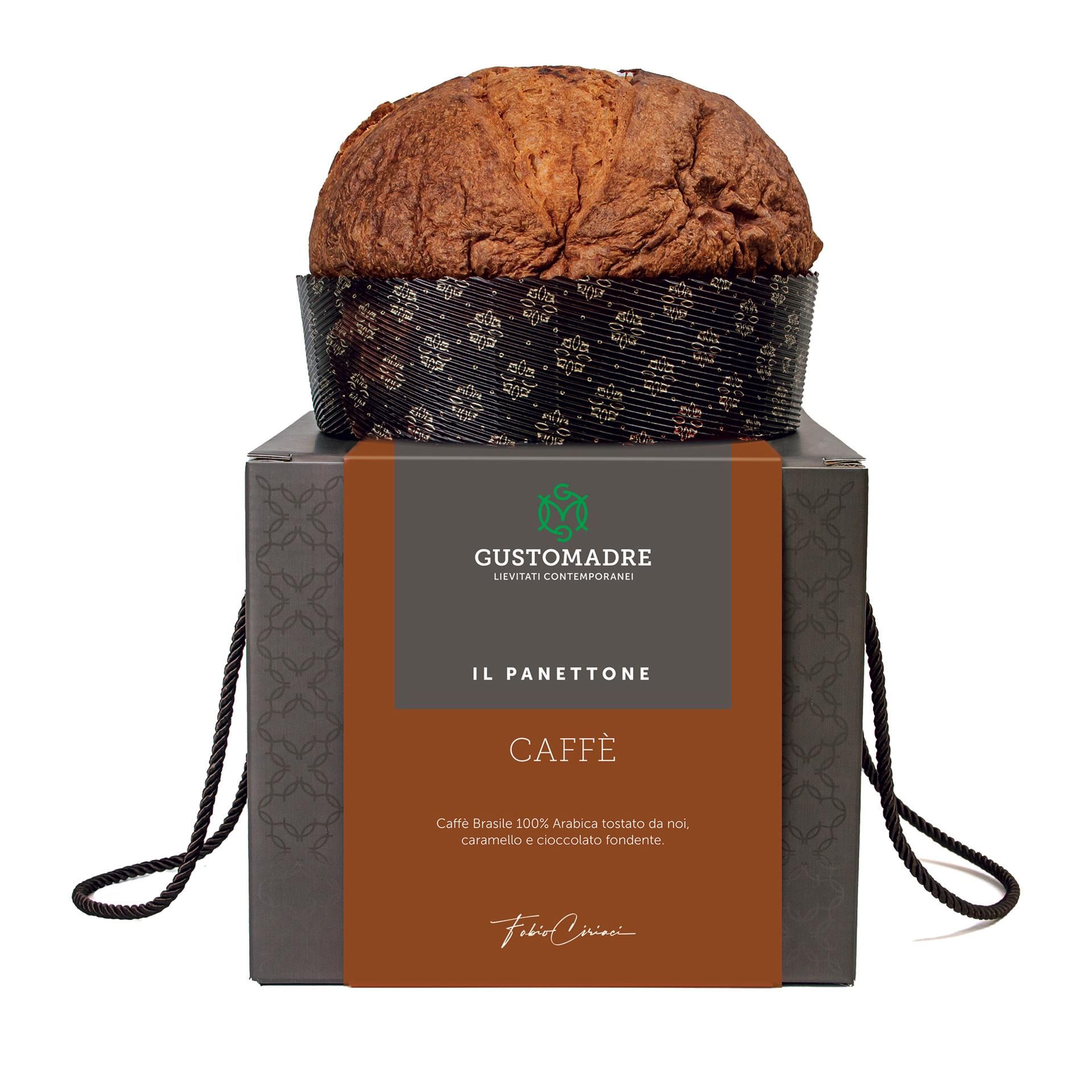 Panettone Artigianale Caffè Gusto Madre - fronte