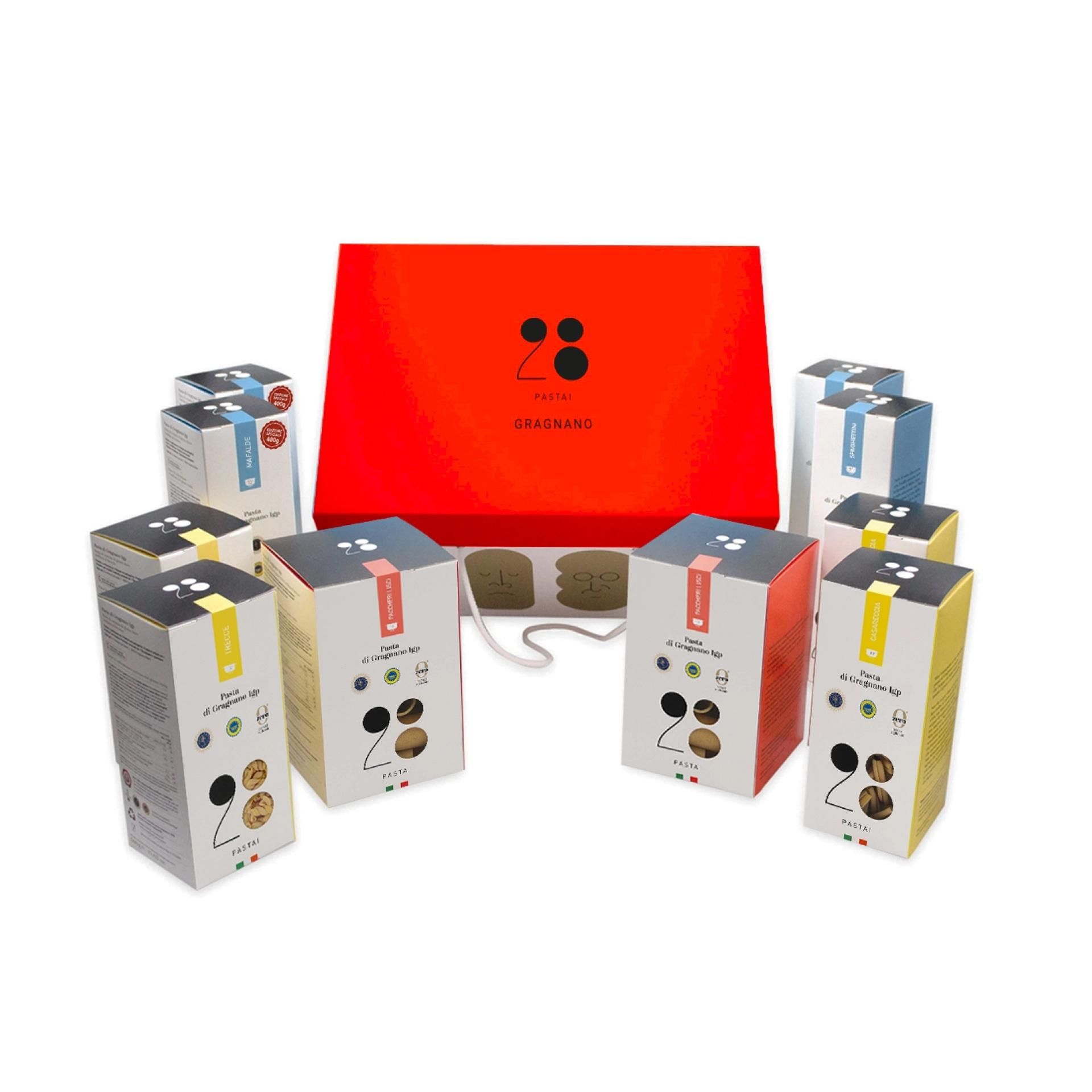 Box Speciale Vincenzo Pasta di Gragnano I.G.P. 28 Pastai - fronte
