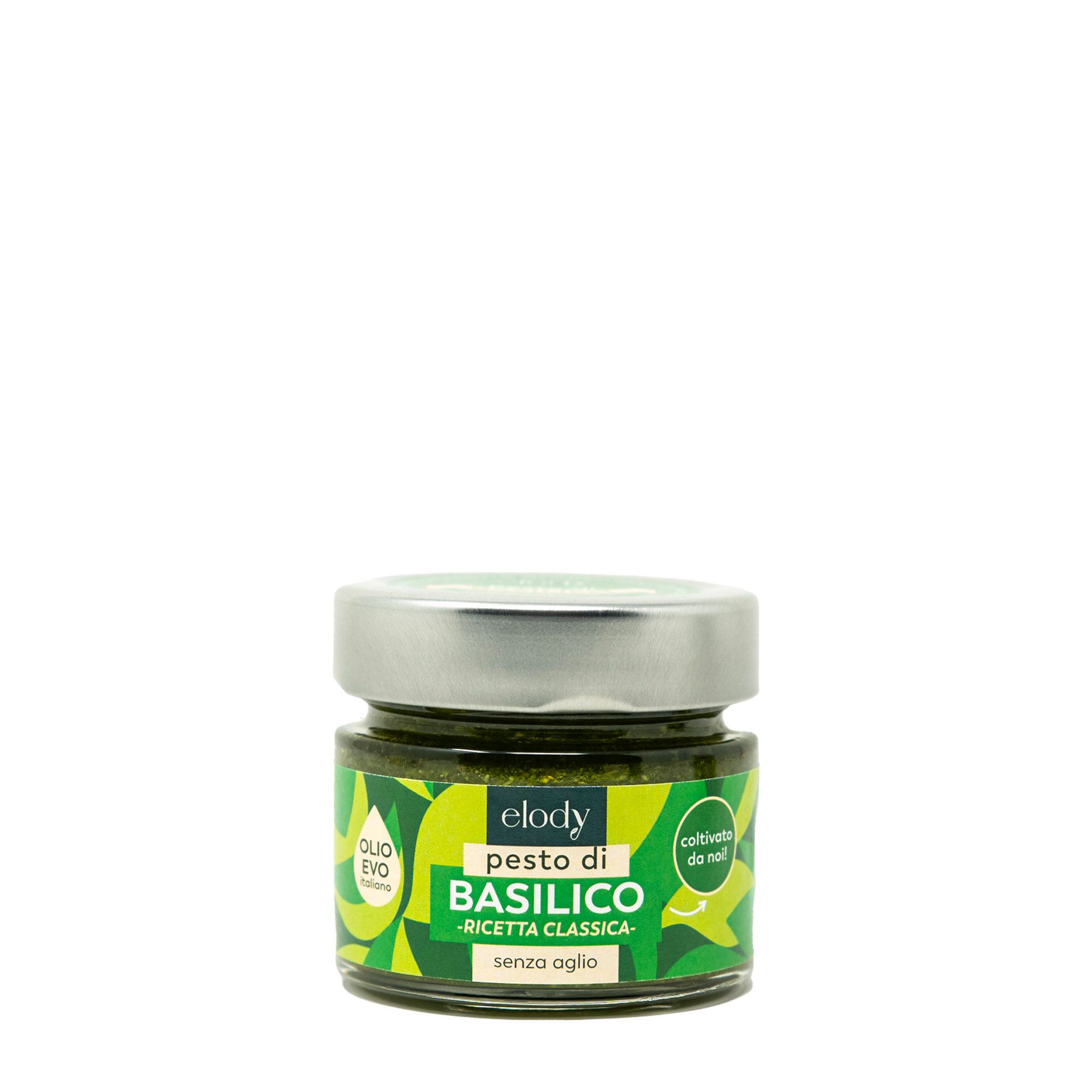 Pesto di Basilico Ricetta Classica 80gr - fronte