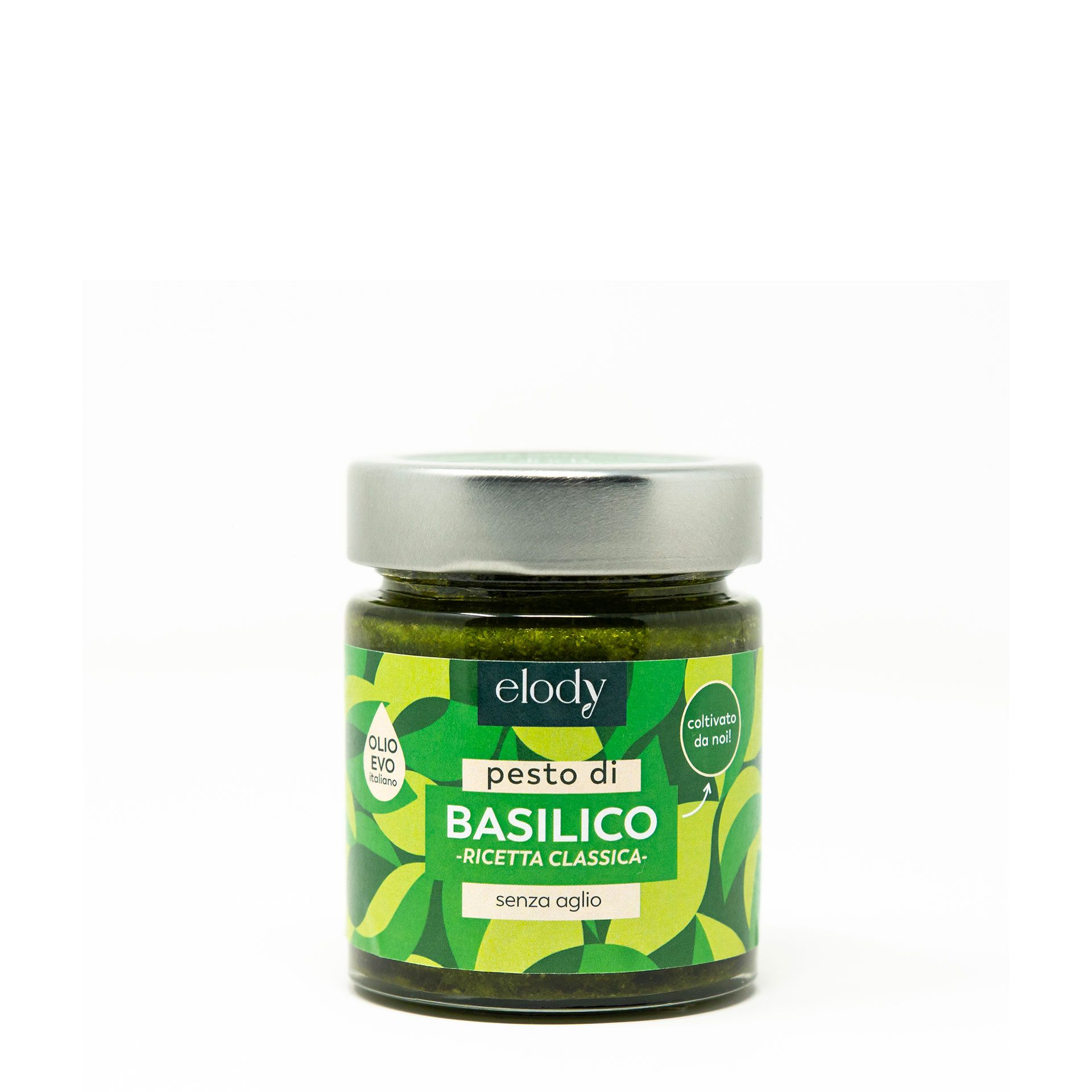 Pesto di Basilico Ricetta Classica 130gr - fronte