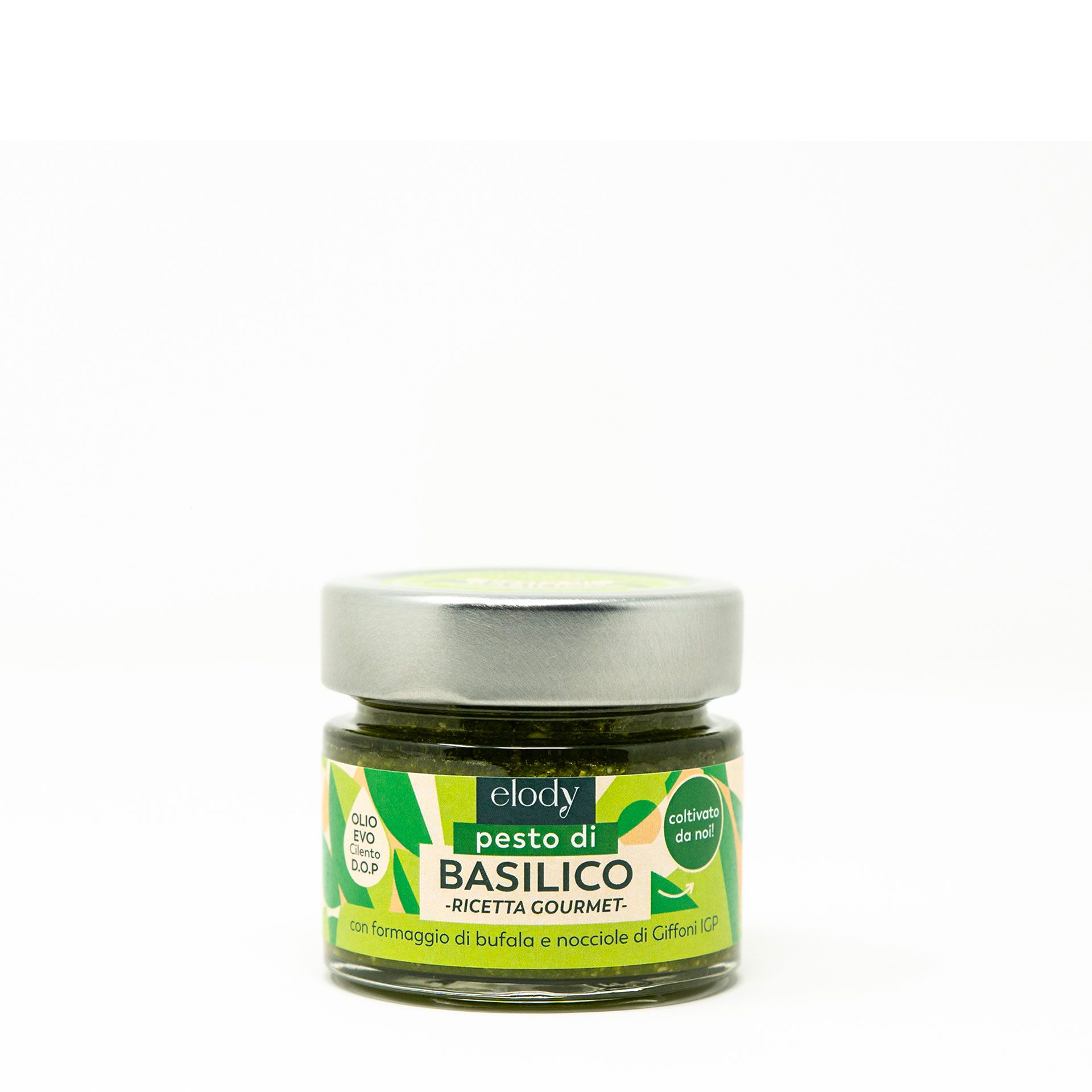 Pesto di Basilico Ricetta Gourmet 80gr - fronte
