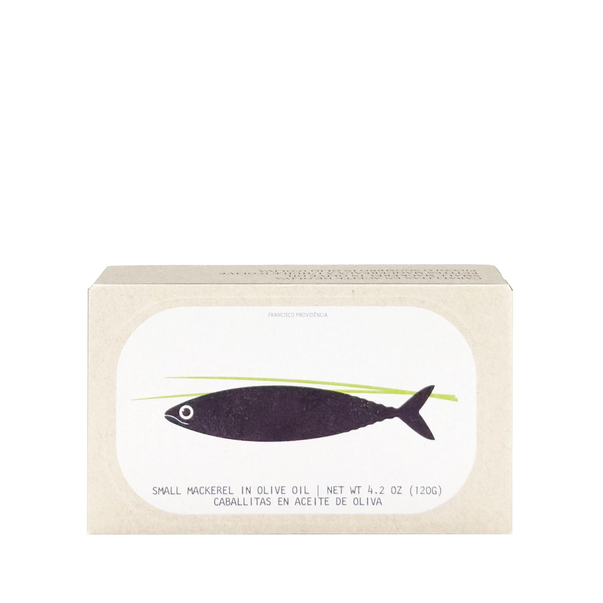 Sgombro Piccolo in Olio Extra Vergine di Oliva 120Gr - fronte