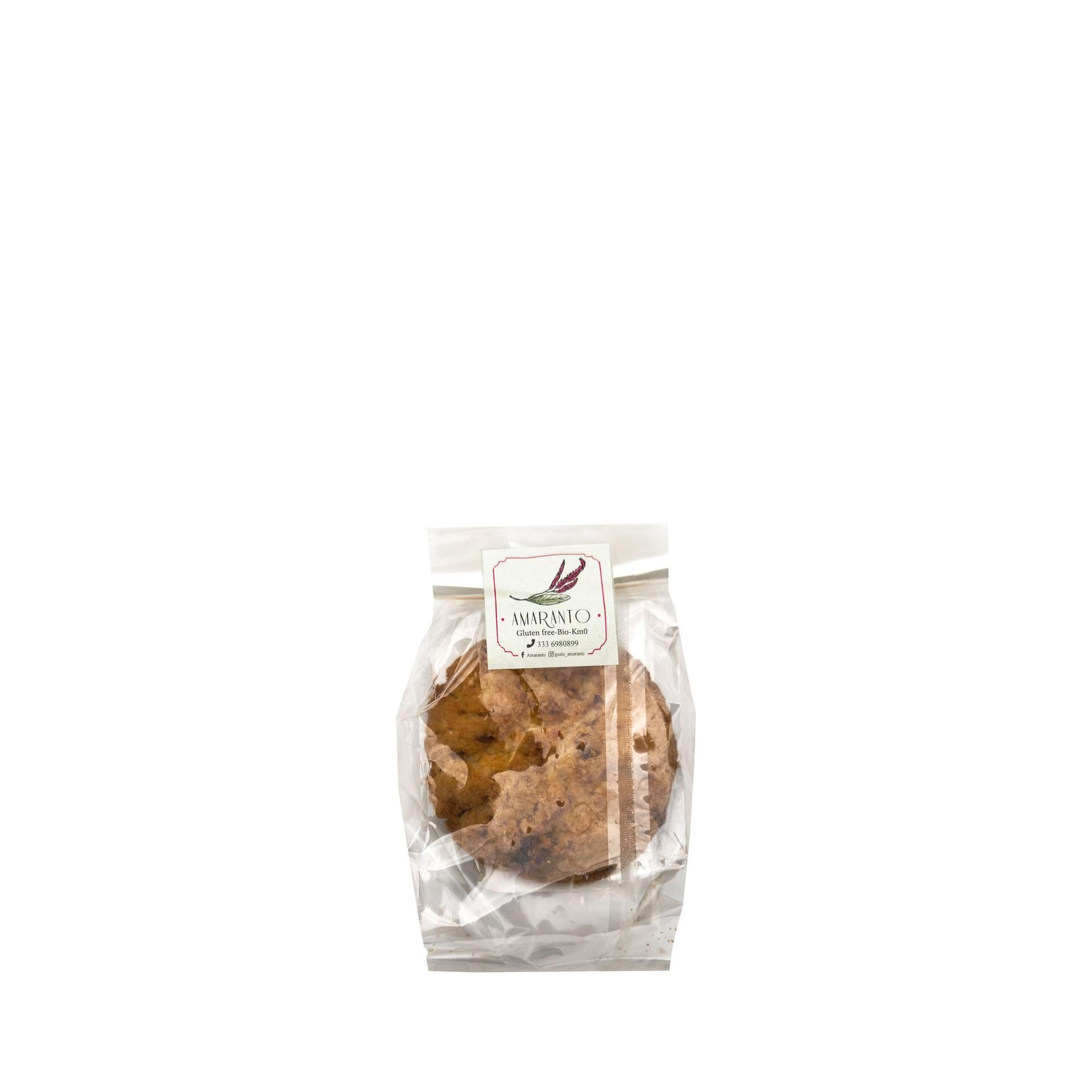 Cookies Nocciole Caramellate Senza Glutine 80Gr - fronte