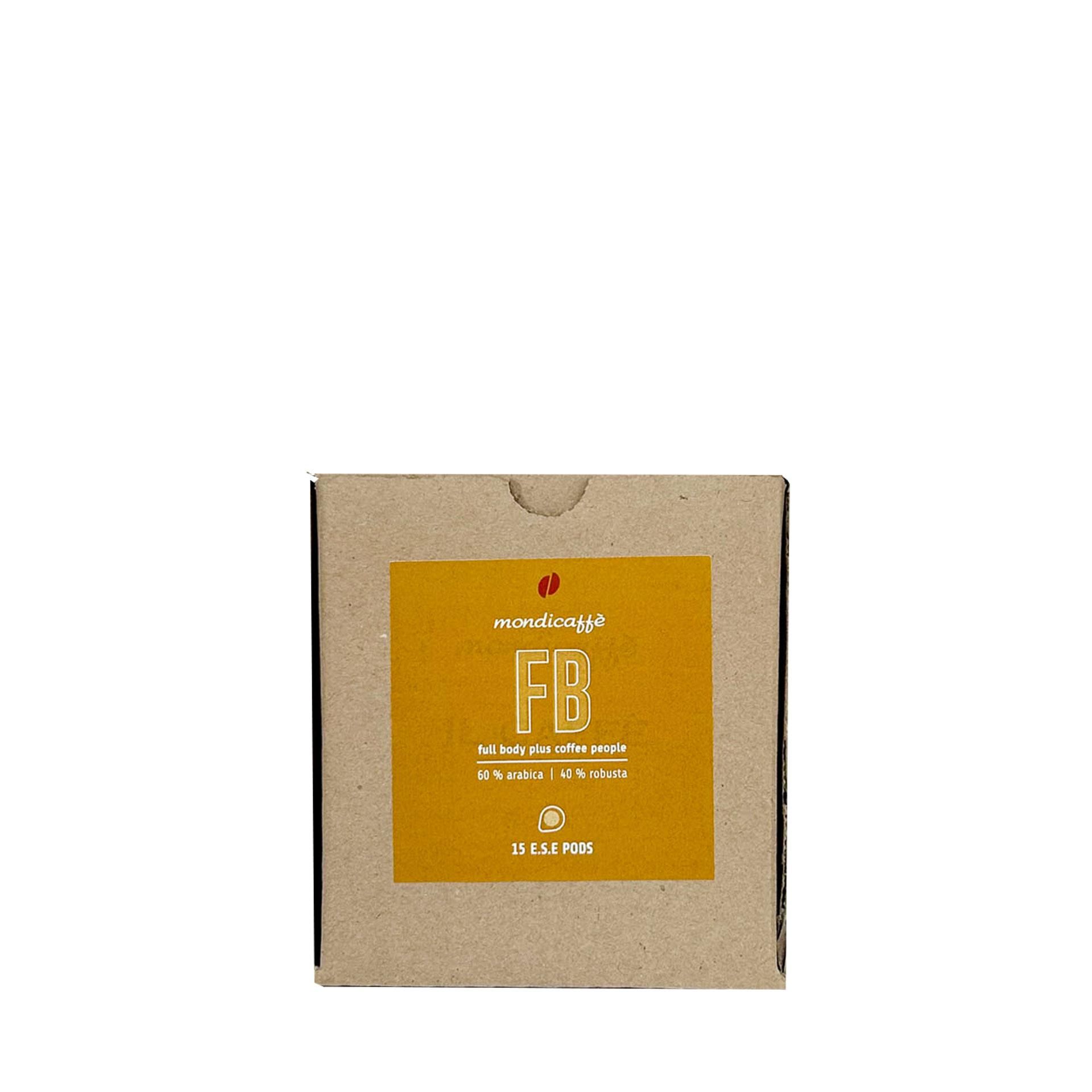 Caffè in cialde Full Body Plus MondiCaffè 15pz - fronte