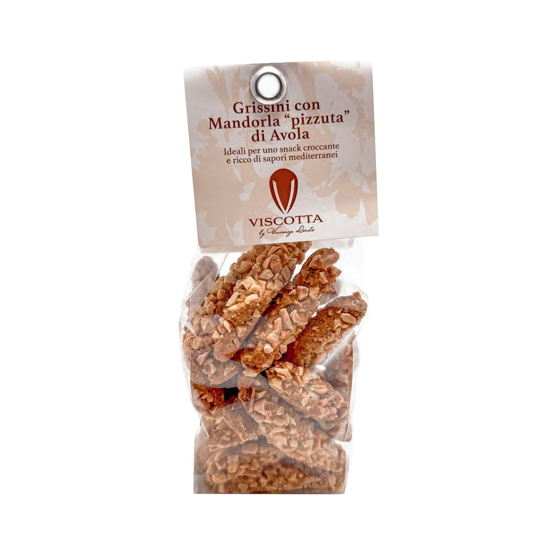 Grissini con Mandorla di Avola 100Gr - fronte