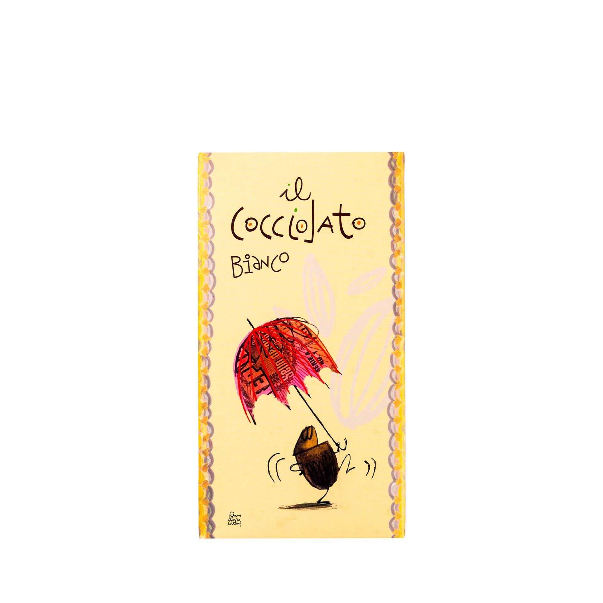 Tavoletta di Cioccolato Bianco 40% 45Gr - fronte