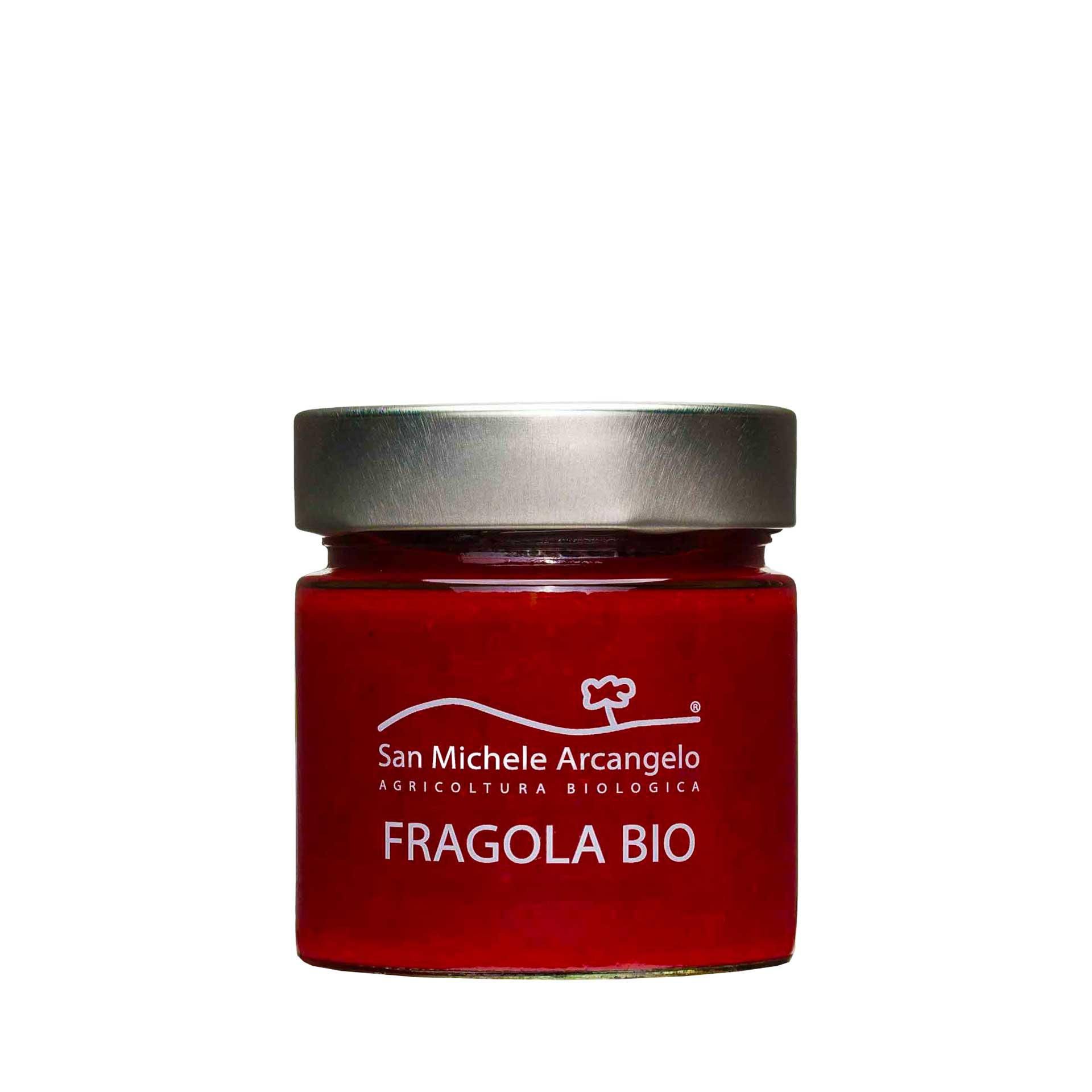 Composta Bio di Fragola 230gr - fronte