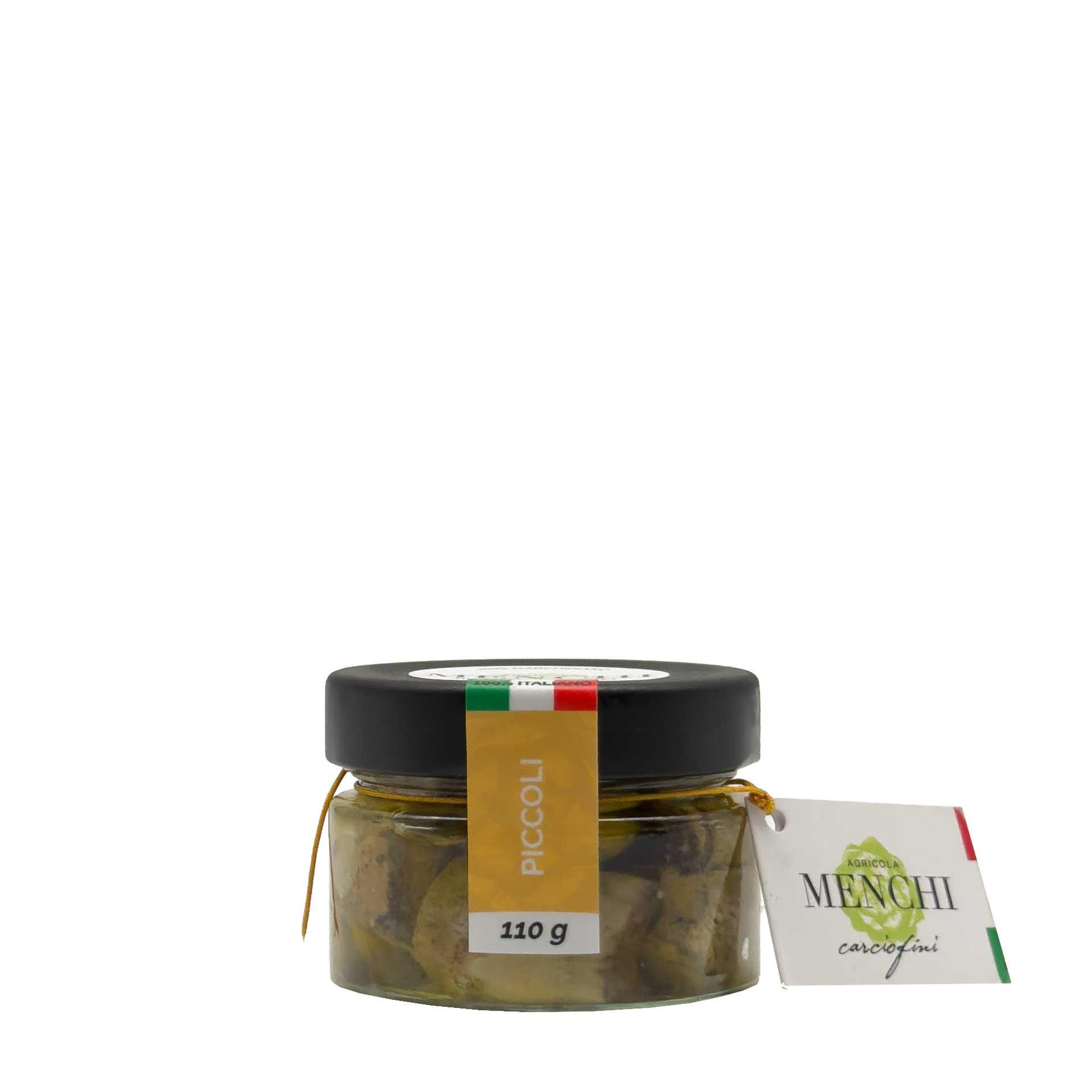 Carciofini Piccoli in olio evo 110gr - fronte