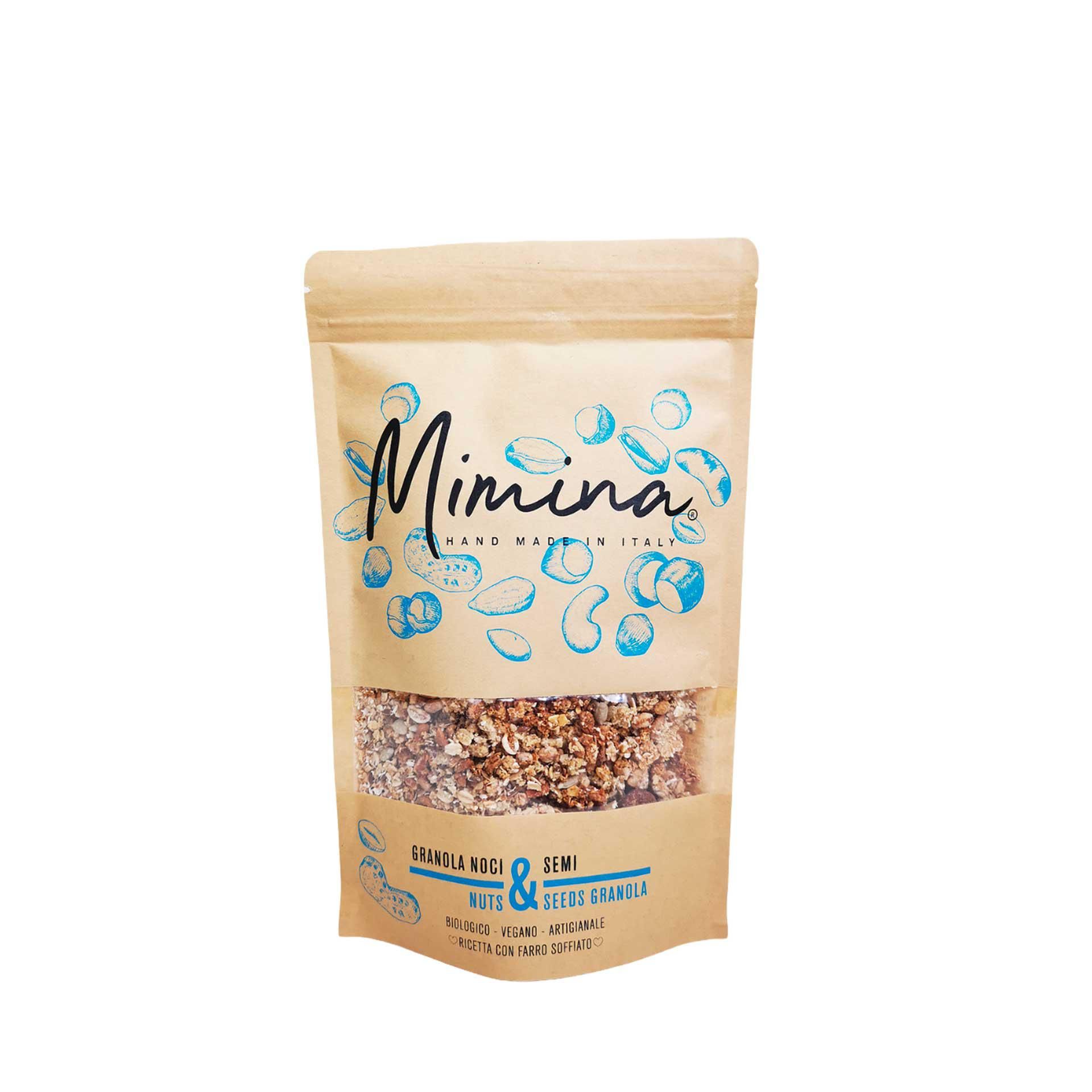 Granola Bio Noci e Semi 240gr - fronte