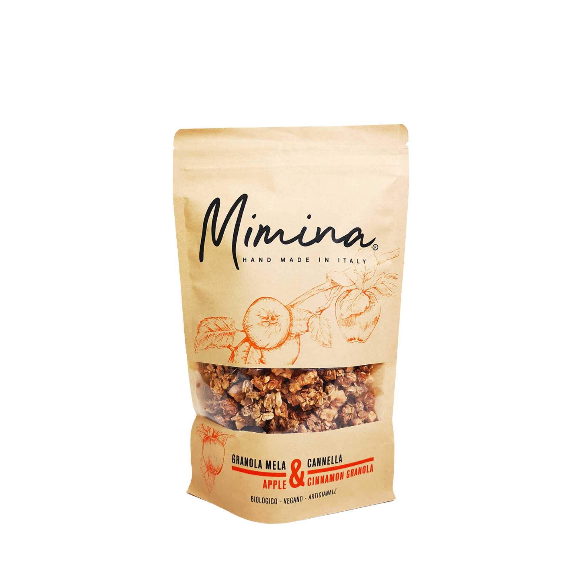 Granola Bio Mele e Cannella 240gr - fronte