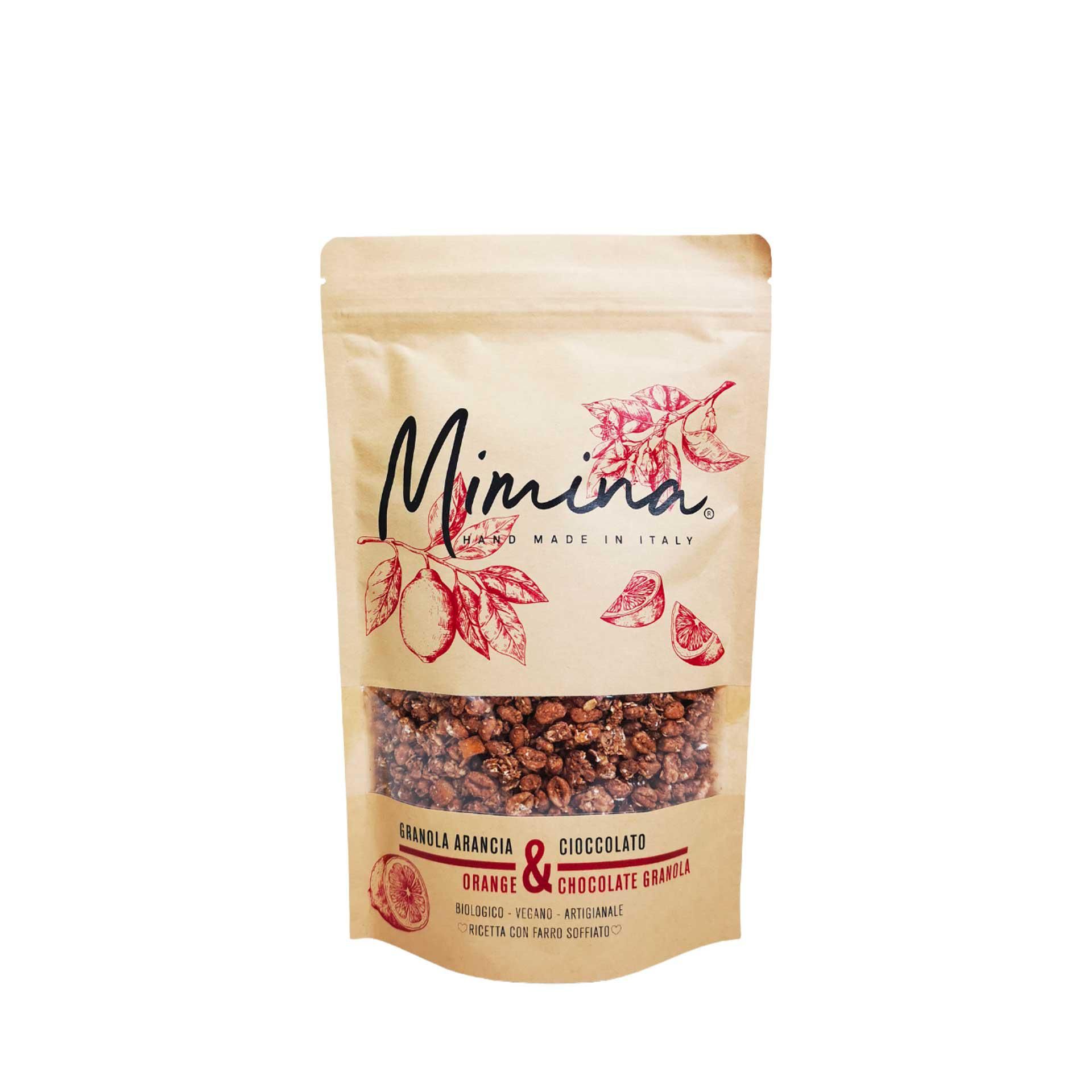 Granola Bio Arancia e Cioccolato 240gr - fronte