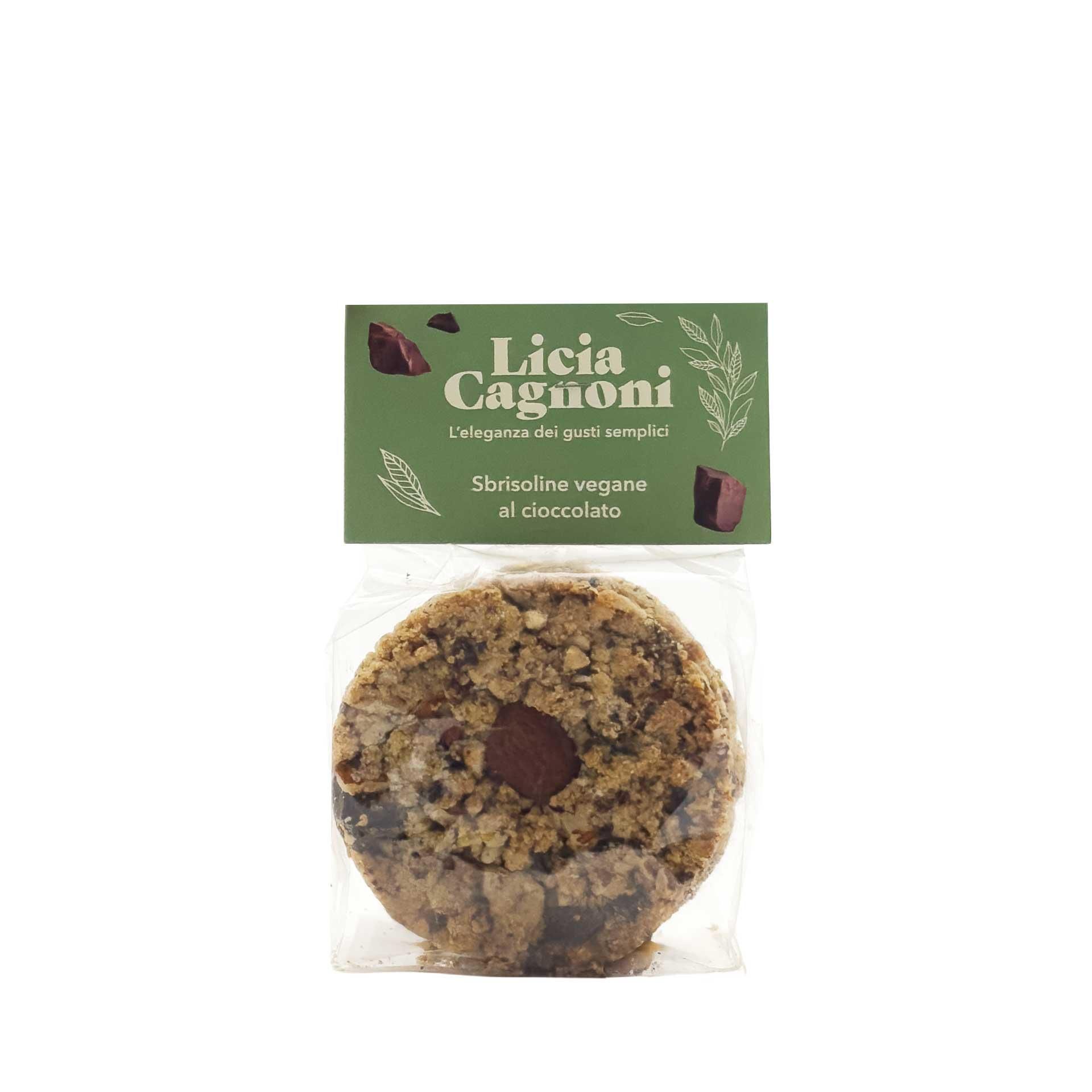Sbrisoline Vegane al Cioccolato 150Gr - fronte