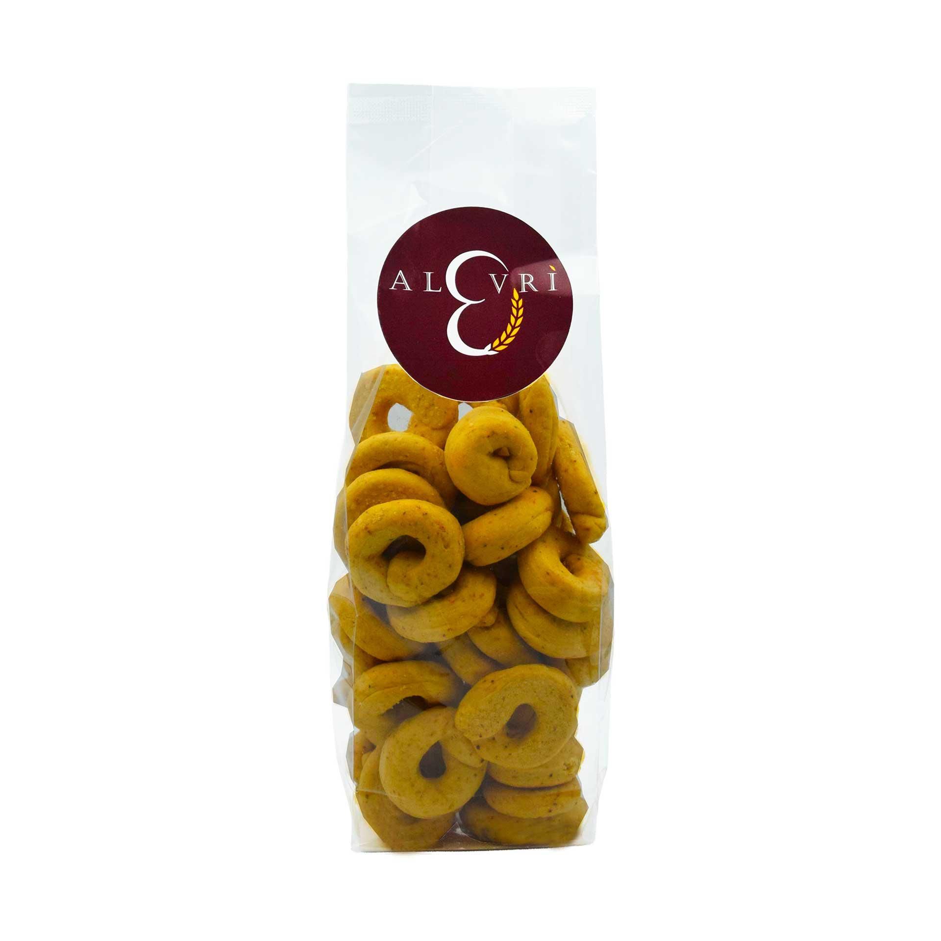 Taralli al Peperoncino Alevrì 300Gr - fronte