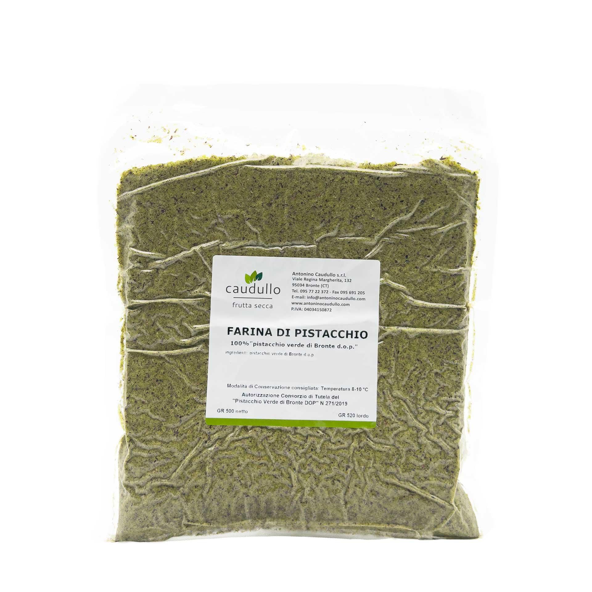Farina di Pistacchio Verde di Bronte DOP 500gr - fronte