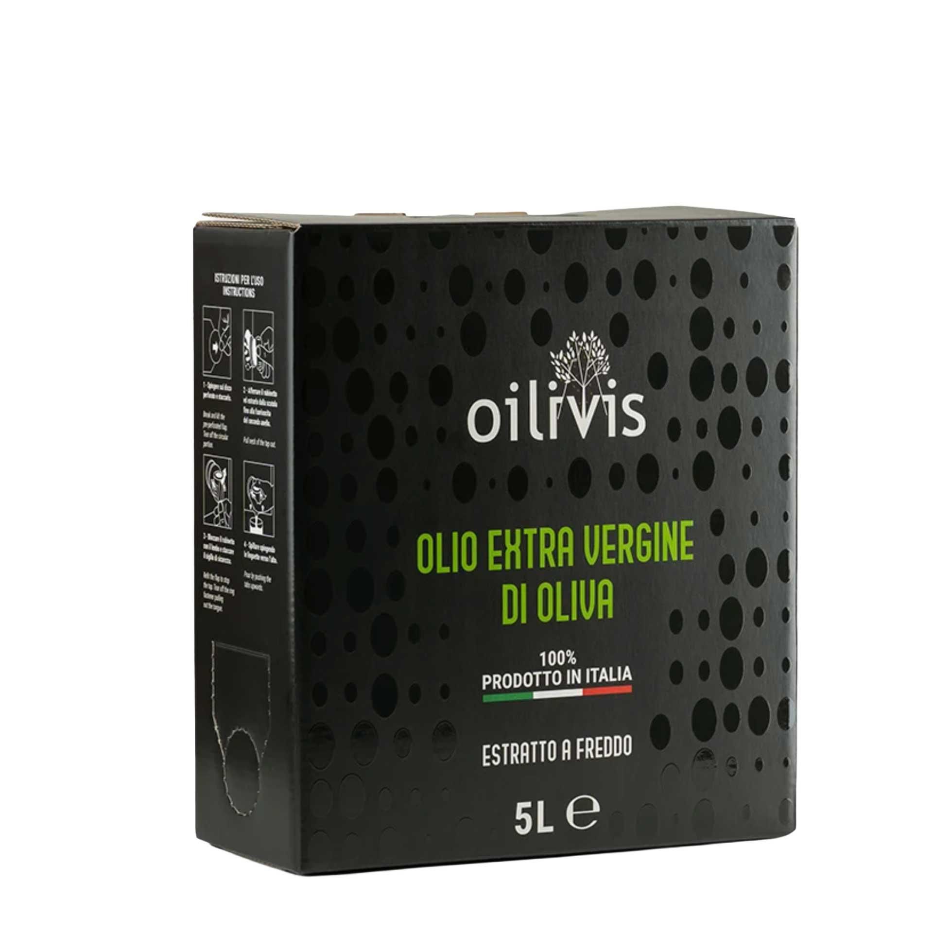 Olio Evo Blend 5lt Bag in Box - fronte